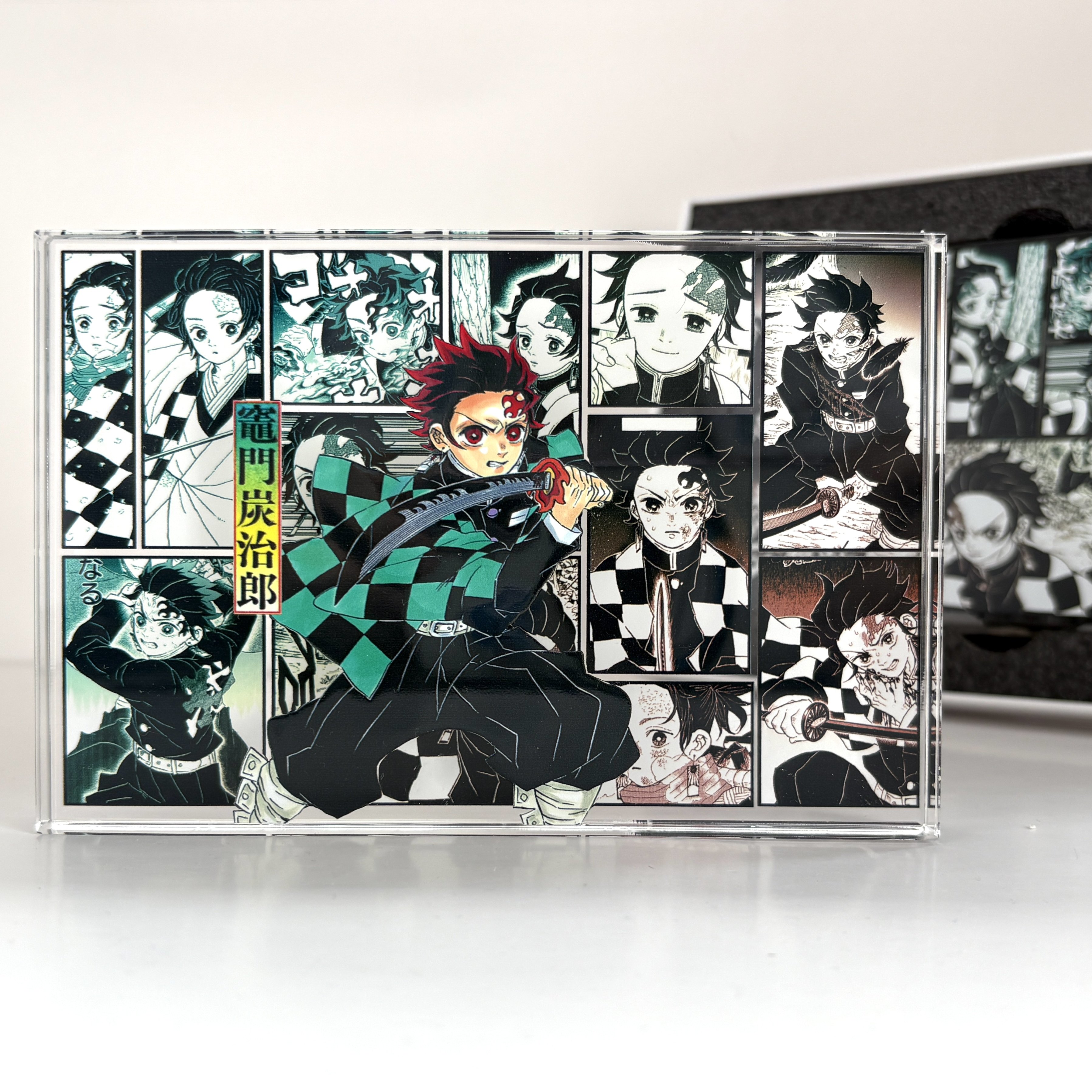 鬼灭之刃炭治郎高透进口亚克力砖生日砖动漫谷子周边二次元摆件