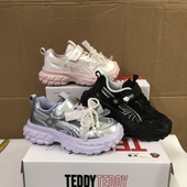 大童老爹鞋 撤柜品牌童鞋 女童超轻软底跑鞋 双网儿童运动鞋 秋季