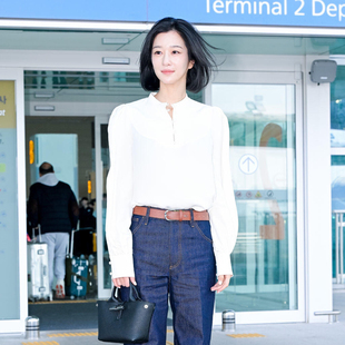 徐睿知同款白色韩版气质套头法式衬衫灯笼袖2025春季长袖知性衬衣