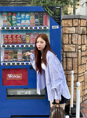 网红郑豆豆同款2026春季新款百搭洋气显白浅紫色慵懒长袖衬衫外套