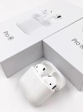 pro4四代蓝牙耳机5.0降噪改名定位1:1twsminipro4自由