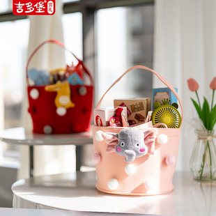 ins高端宝宝喜饼伴手礼一十周岁生日宴儿童幼儿园满月百天回礼礼