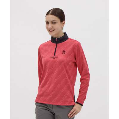 日产万星威高尔夫半拉链长袖T恤