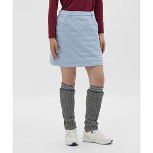 日本MUNSINGWEAR万星威高尔女装 25秋防泼水防风中棉短裙MG5FSK22L