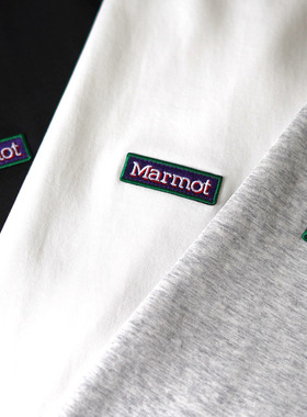 日本代购marmot土拨鼠25春夏吸汗速干圆领短袖T恤男MTSS25MST075