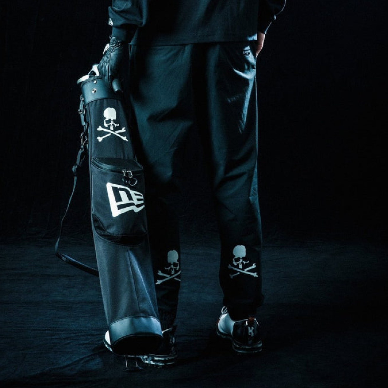 NEWERAxMMJ高尔夫男士长裤黑