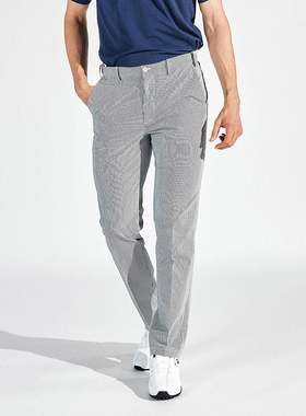 日本MUNSINGWEAR万星威高尔男装25春夏弹性条纹休闲长裤MG5SLP23M