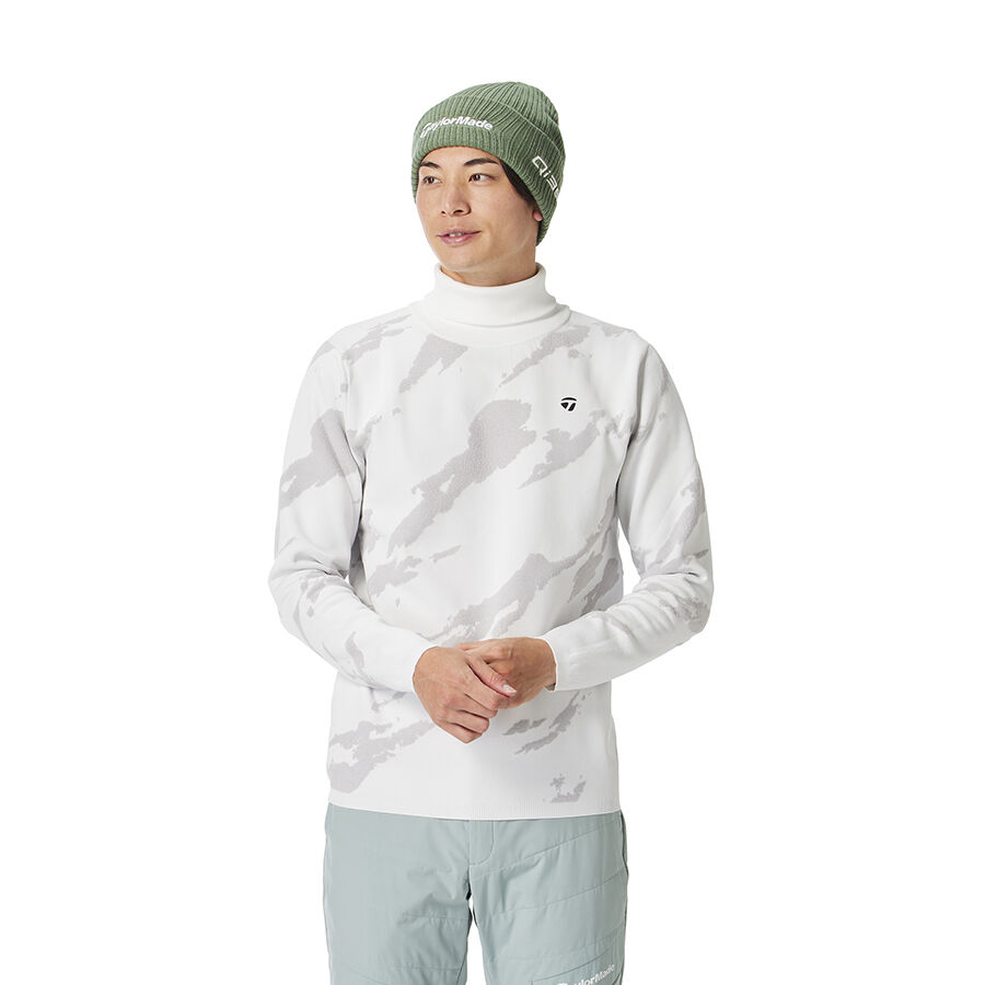 泰勒梅高尔夫高领针织衫毛衣保温