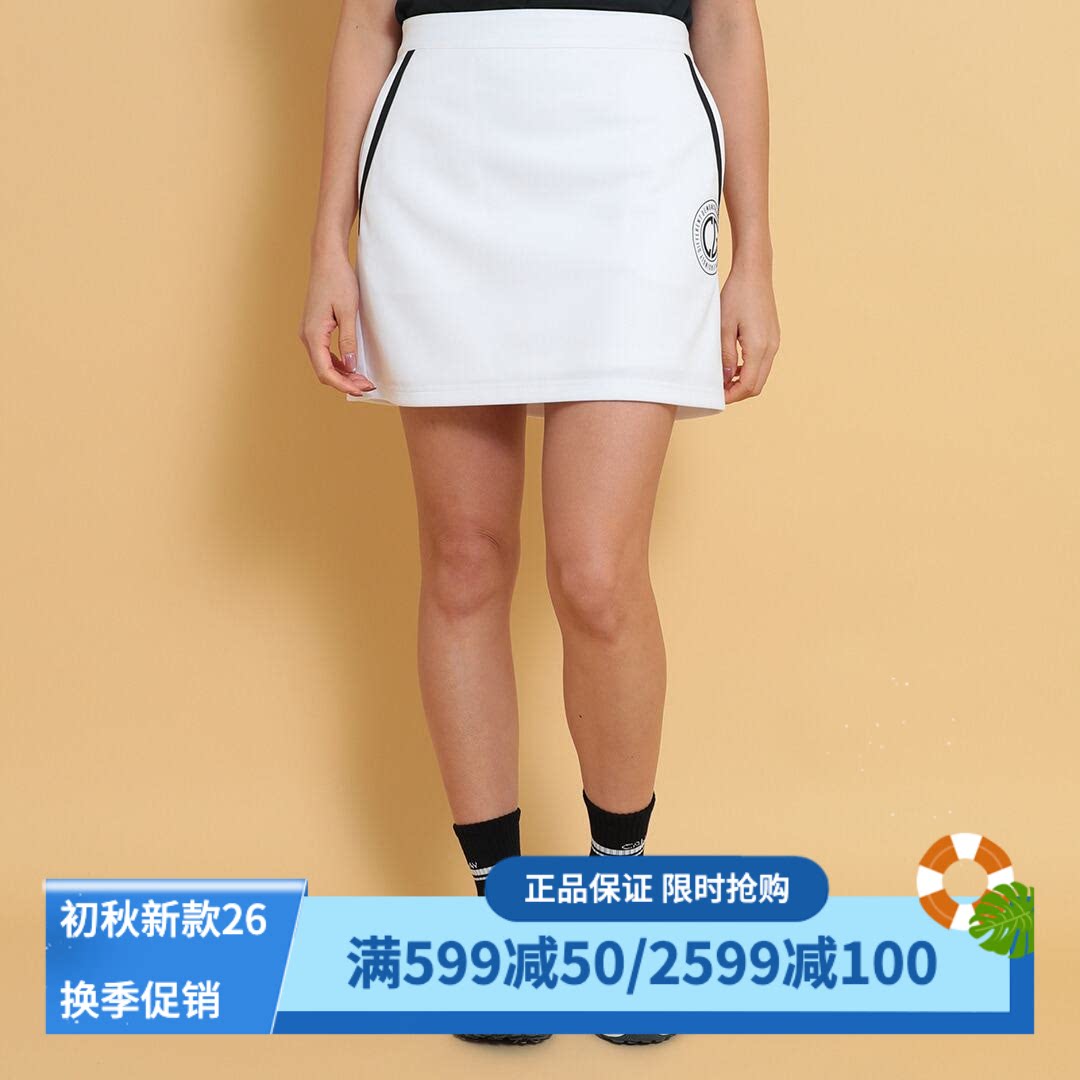 卡拉威高尔夫短裙半身裙女白色