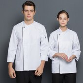 西餐厅厨房工衣饭店火Y锅店厨师 秋冬装 新品 酒店厨师工作服男长袖