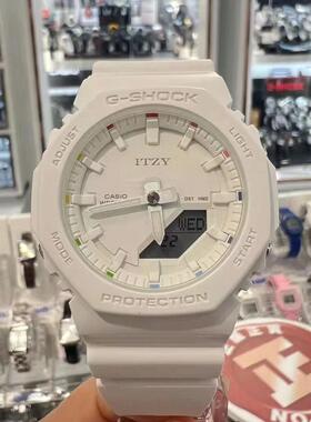 CASIO中性防水指针时尚运动GMA-P2100IT-7A 手表ITZY联名限量款