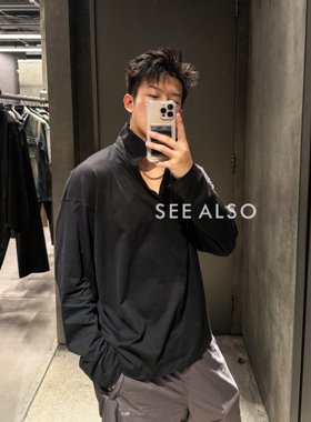 SEE ALSO『新贵row风』海鸥领超精纺丝光棉极简v领长袖打底T恤