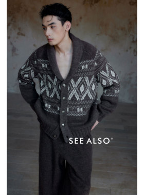 SEE ALSO『国王的礼物』超精纺绵羊毛费尔岛单排扣保暖毛衣外套