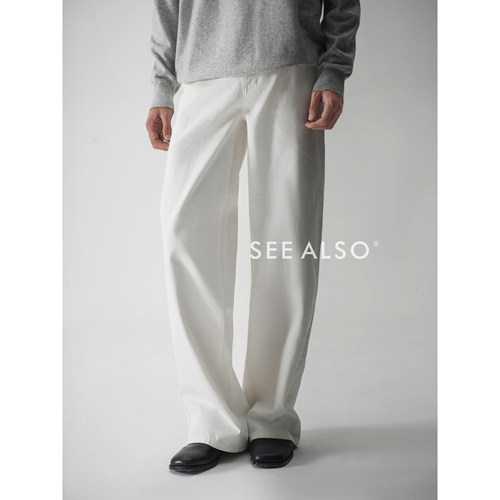 SEE ALSO『26SS黑标』超精纺精梳棉赤耳原牛老钱新贵直筒牛仔裤