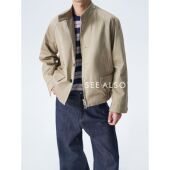 阿祖G9哈灵顿 SEE ALSO 精梳丝光棉新贵松弛老钱翻领外套夹克