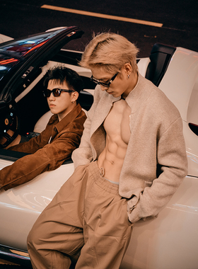 SEE ALSO『国王的礼物』超精纺绵羊毛老钱新贵风翻领拉链夹克外套