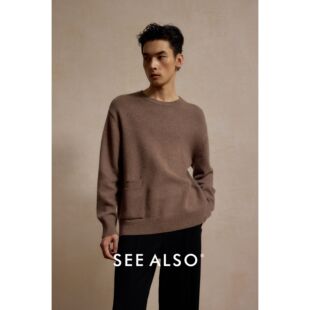 SEE ALSO『重磅100%绵羊毛』松弛感秋冬保暖老钱新贵圆领针织毛衣