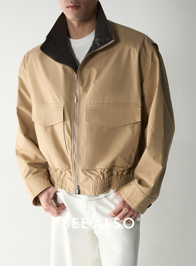 SEE ALSO『26ss』真皮绵羊皮工装极简美式复古短新贵廓形夹克外套