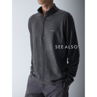 半拉链龙骨保暖自热柔软感打底圆领卫衣 膨体绒3.0 SEE ALSO