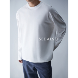 265克舒适软糯且高级男女打底长袖 SEE 虾线基础款 rwo LD3507 ALSO