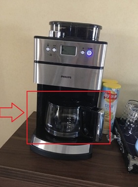 飞利浦PHILIPS HD7751咖啡机玻璃壶过滤网专用过滤纸滴漏阀配件