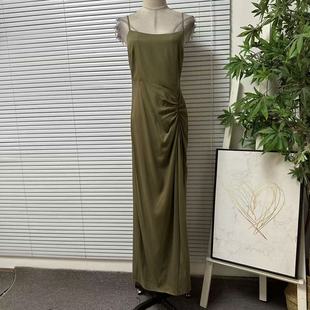 显瘦气质长裙 轻奢高级感吊带连衣裙修身 0929 13欧美单时尚