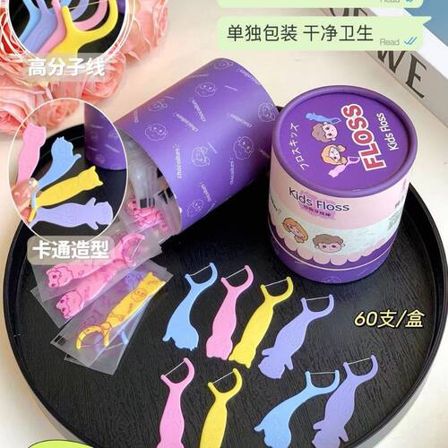 chocoikes动物牙线棒动物形状