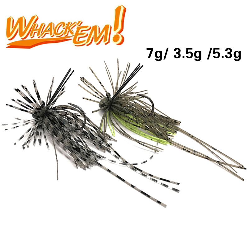 ³æ×åWHACKEM ROUND FOOTBALL RUBBER JIG ºúÐëÀÐ 2.7¿Ë3.5¿Ë5.3¿Ë