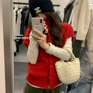 ROOM 不含内搭 冬上新韩系短袖 保暖毛衣 3896 开衫