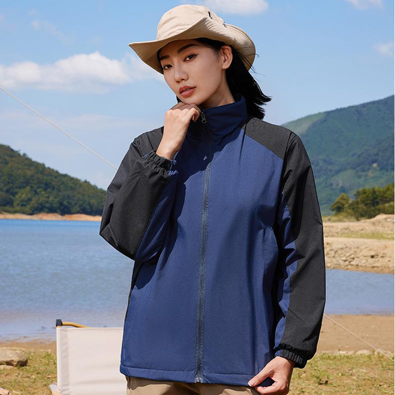 2024秋季拼色防水户外旅行工作服