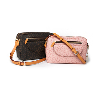 WHY女包热销时尚 印花小方包全新 潮流简约百搭115473单肩斜挎经典