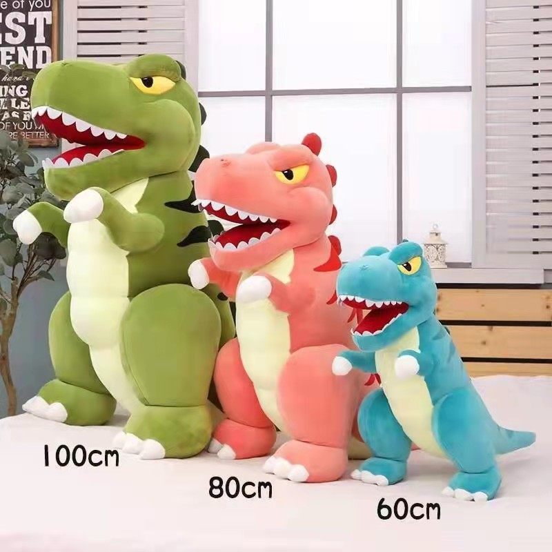 Large dinosaur Doll super Tyrannosaurus Rex Plush Toys baby doll Children bed Sleep Pillows Ragdollin the Home Fabric , Pillow/Pillow  category - from Buy2taobao.com to provide professional Taobao agent buy service