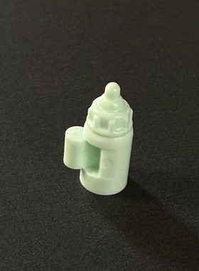 MOC国产小颗粒积木零配件18855(6102882)水绿色 人仔 奶瓶 手持件