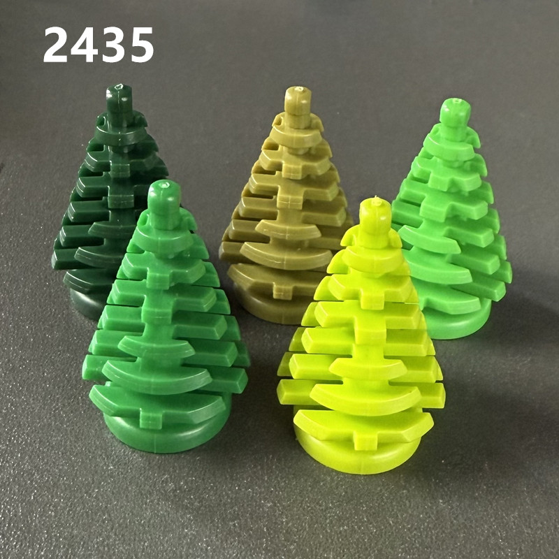 小颗粒积木配件2435小松树