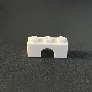 砖块复古DIY建筑拱门砖3孔MOC配件 兼容乐高积木4490砖拱1x3弯曲