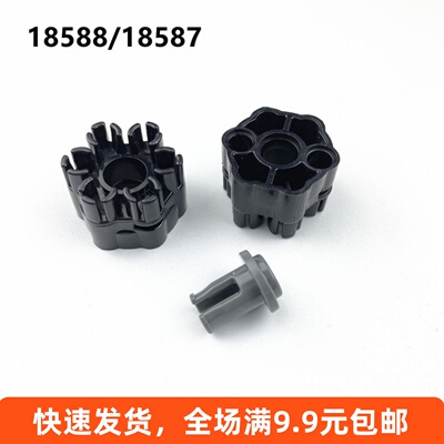 兼容乐高军事武器积木配件6连发射器18588 18587 MOC补件零件散件