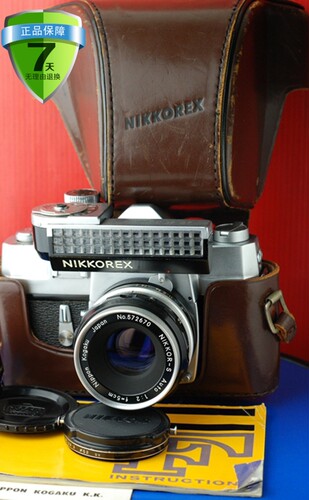 十年老店收藏好成色尼康NIKKOREX F测光表厘米版50/2原厂皮套
