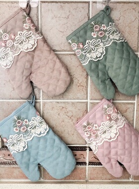 微波炉手套加厚防烫烤箱烤炉家用厨房烘焙专用耐高温保护加长2只