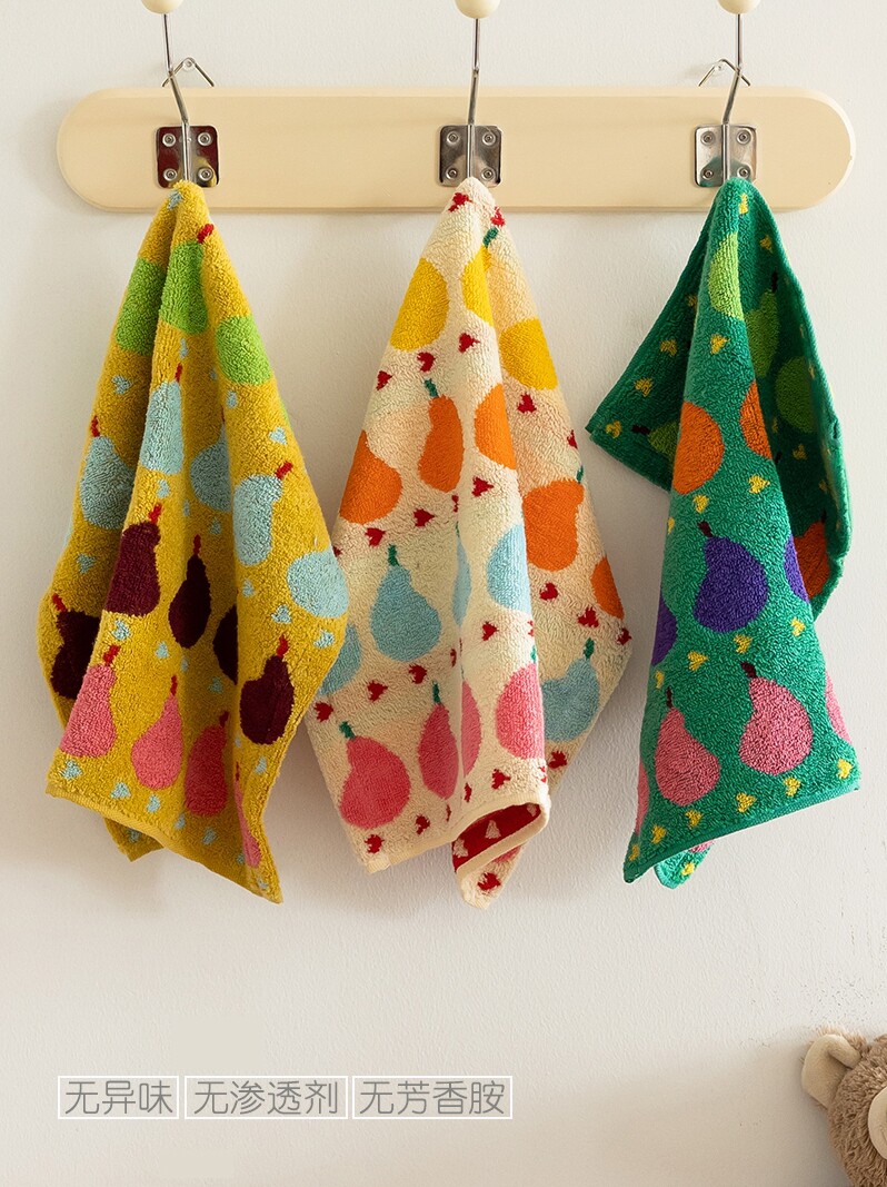 永不分梨毛巾纯棉洗脸家用儿童小毛巾女男柔软全棉方巾吸水幼儿园