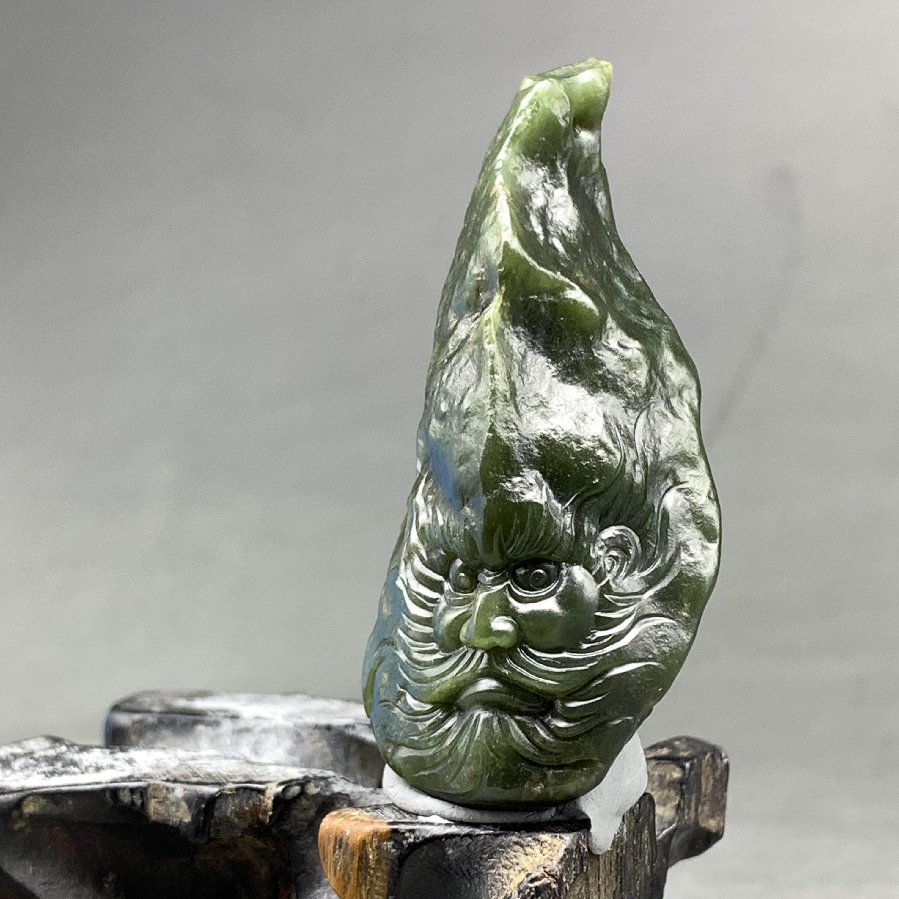 天官赐福/钟馗/深青和田玉/戈壁料/挂件/苏工/私人订制/来料加工