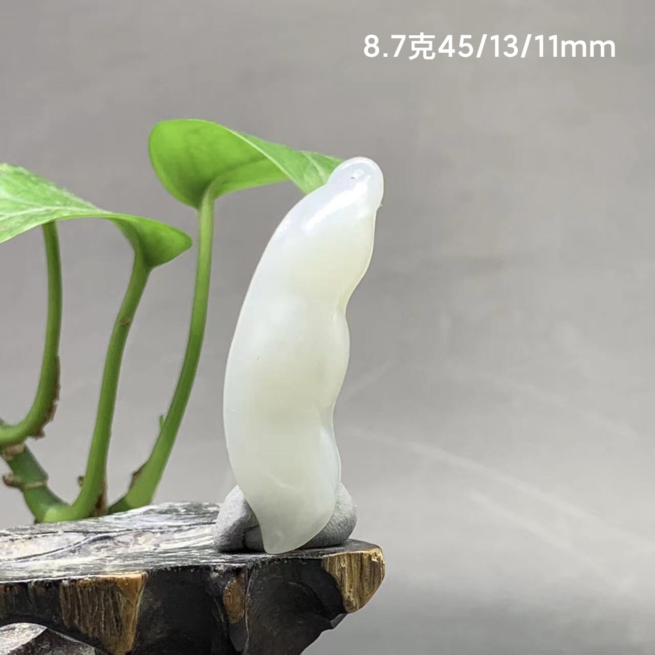 福豆/一梦玉雕苏州店籽料白玉挂件玉质细腻油润