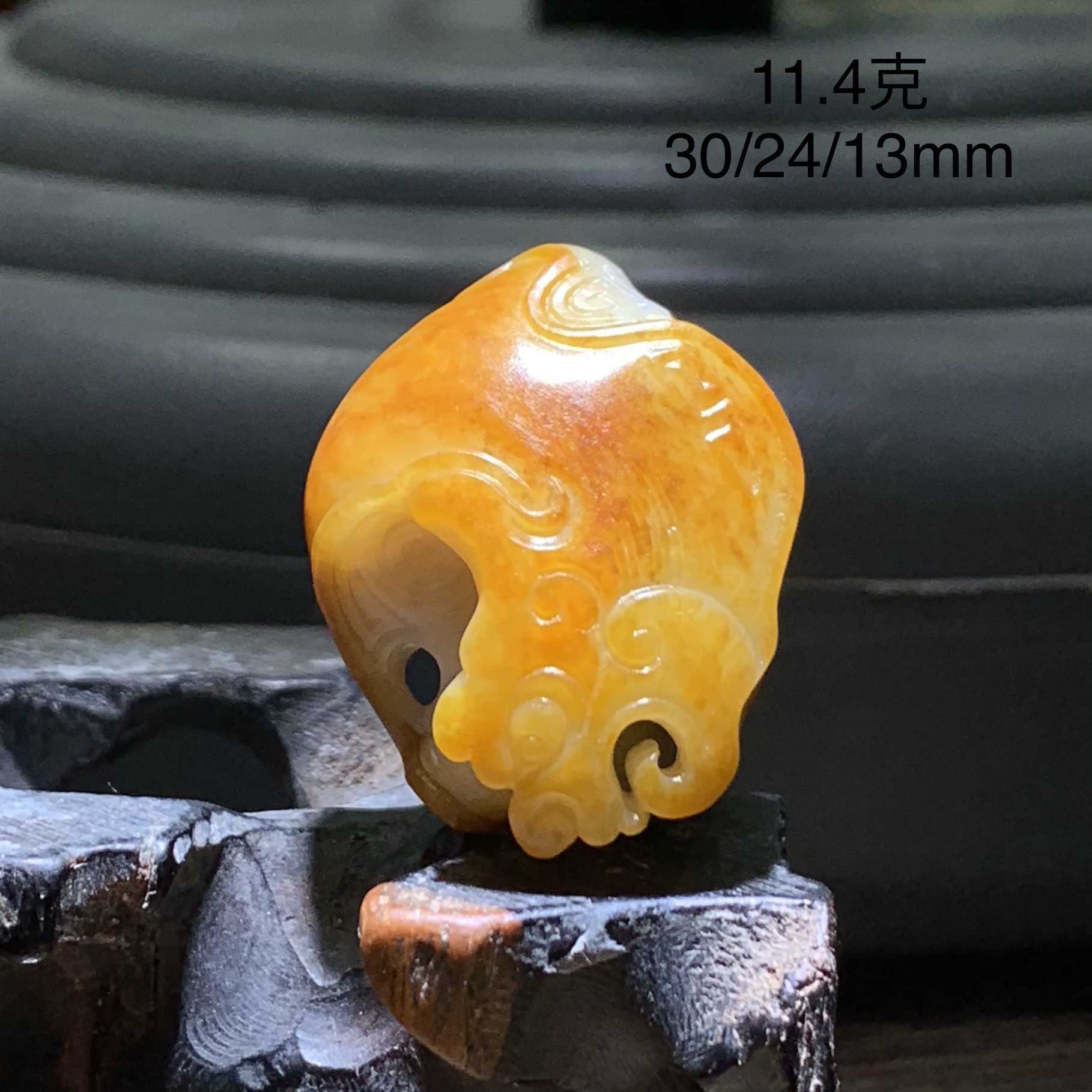 福兽/红皮仿古和田玉/籽料/挂件/苏工/私人订制/来料加工