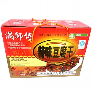 满师傅特味豆干大礼盒礼包礼品豆腐干香辣邵阳新宁土特产4斤精装