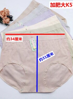 玉姿一族新款K5782竹炭纤维特大加肥无缝内裤裸氨裤高腰莫代尔短