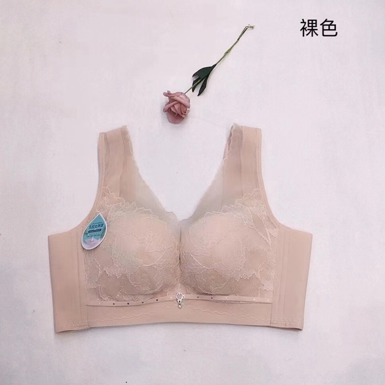 玉姿一族性感无钢圈聚拢背心文胸