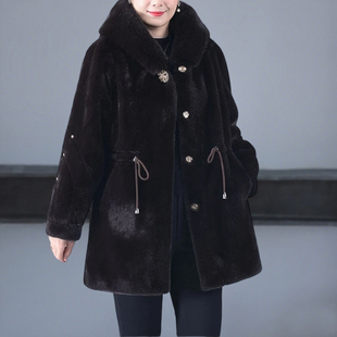 加肥加大码 大衣外套奶奶衣服 外套洋气高贵老年女装 230斤妈妈冬装