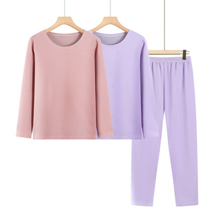 保暖内衣妈妈装 套装 打底衫 奶奶装 200斤 中老年女装 特大码 秋衣秋裤