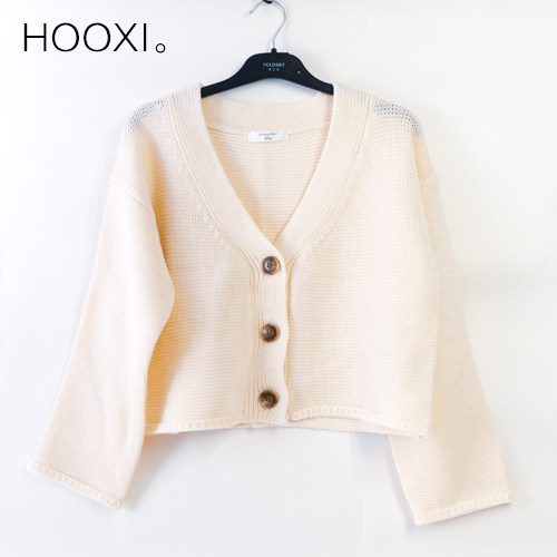 撤柜清仓高品质日单短针织开衫