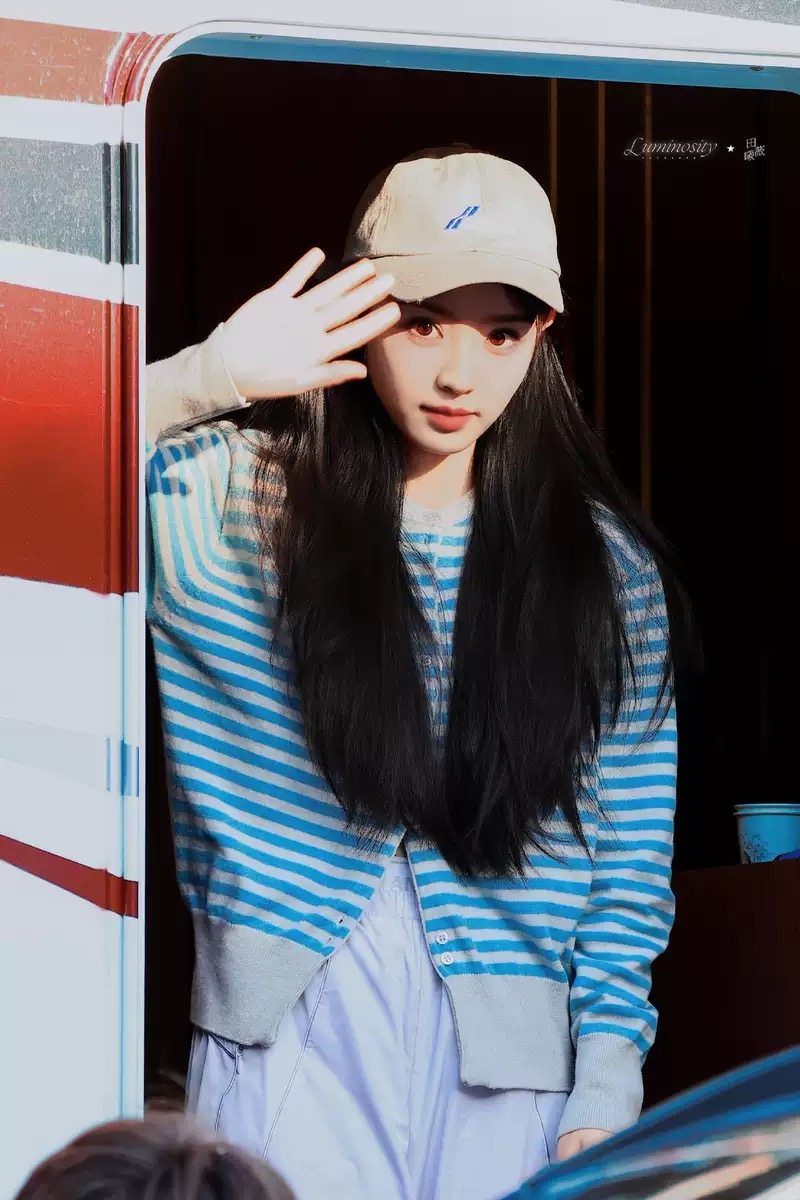 秒发田曦薇同款韩国超好看条纹针织开衫女宽松慵懒毛衣外套70羊毛