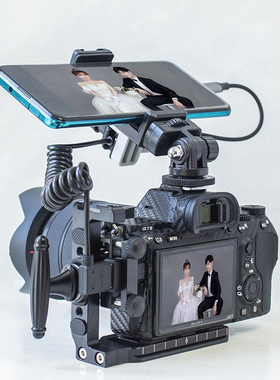 适用佳能索尼康松下相机采集卡连HDMI线手机取景显示屏视频监视器